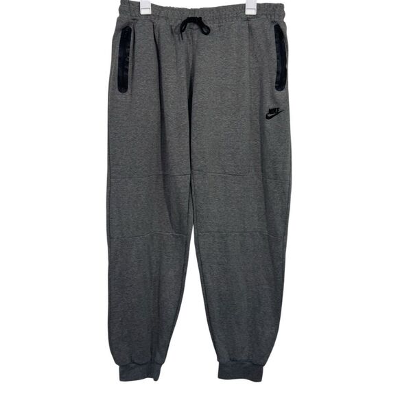 Nike Charcoal Grey Drawstring Jogger Sweatpants - Picture 1 of 4